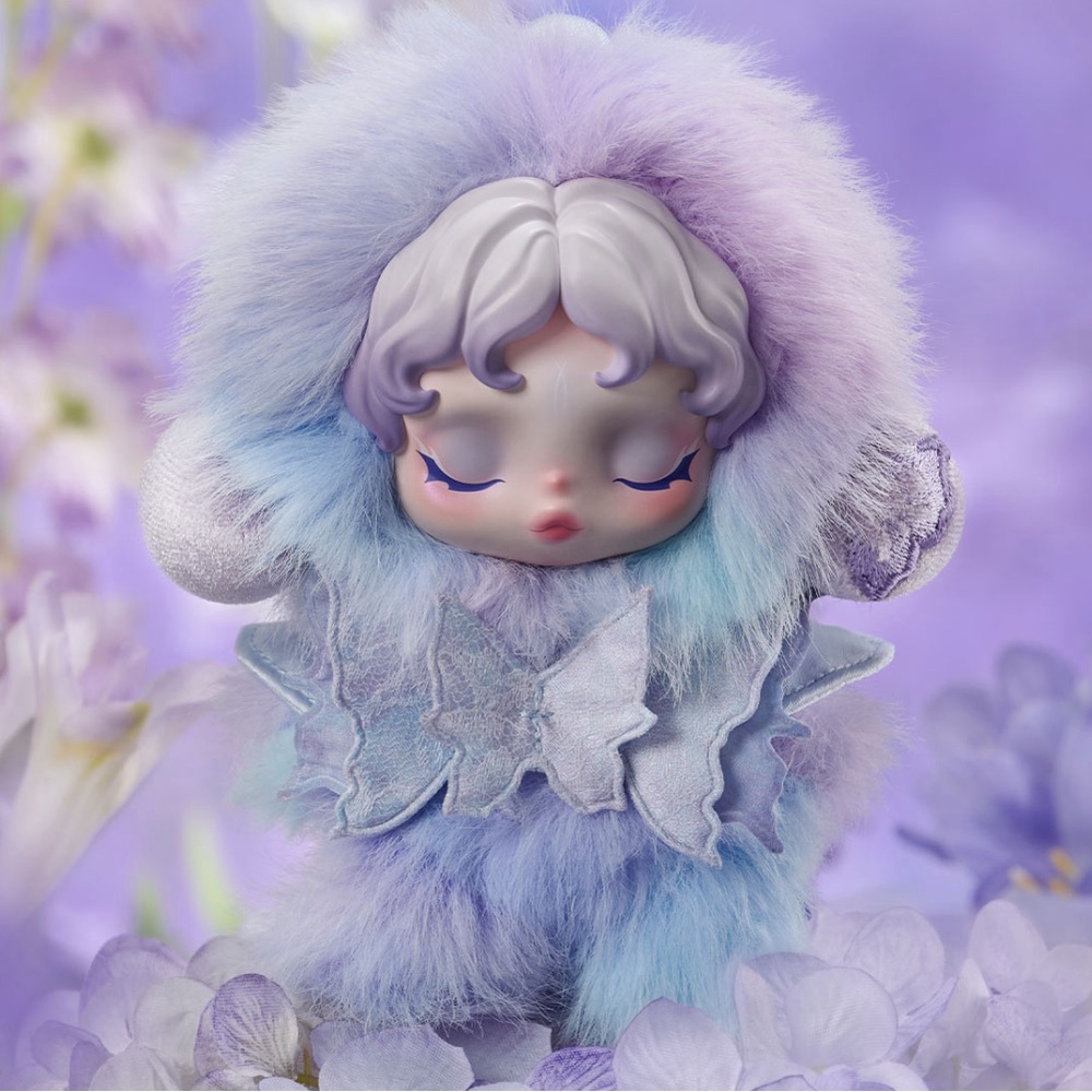 Skull Panda~ L'impressionnisme~LIGHTNING Plush Keychain